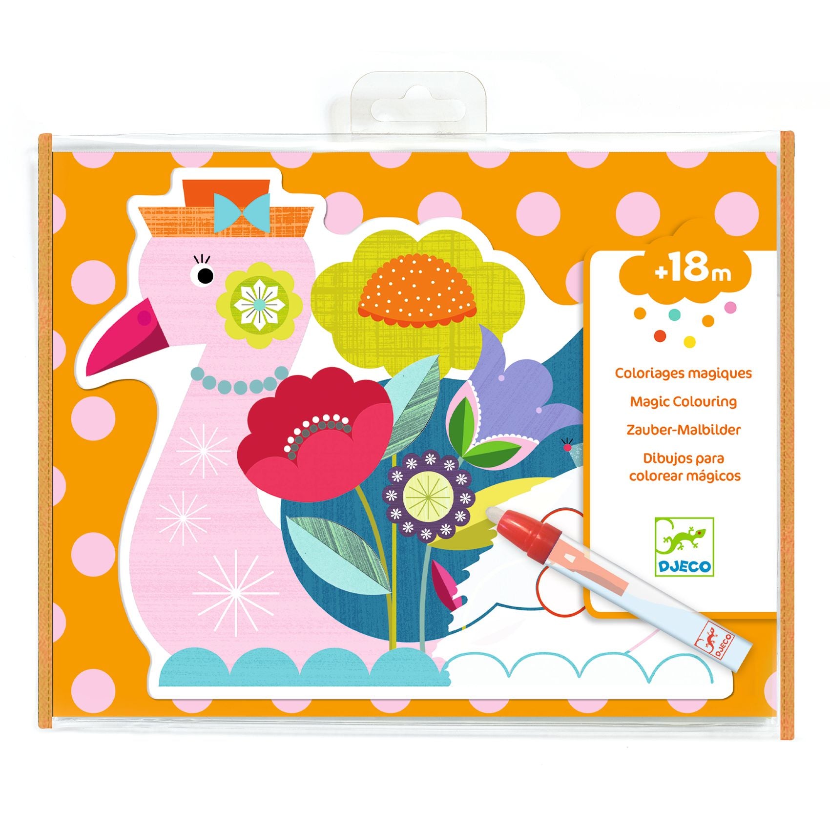 Djeco Djeco - Magic Colouring - Animalo-Len - Pearls & Swines