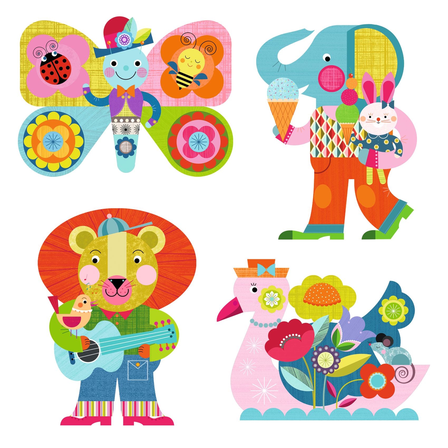 Djeco Djeco - Magic Colouring - Animalo-Len - Pearls & Swines