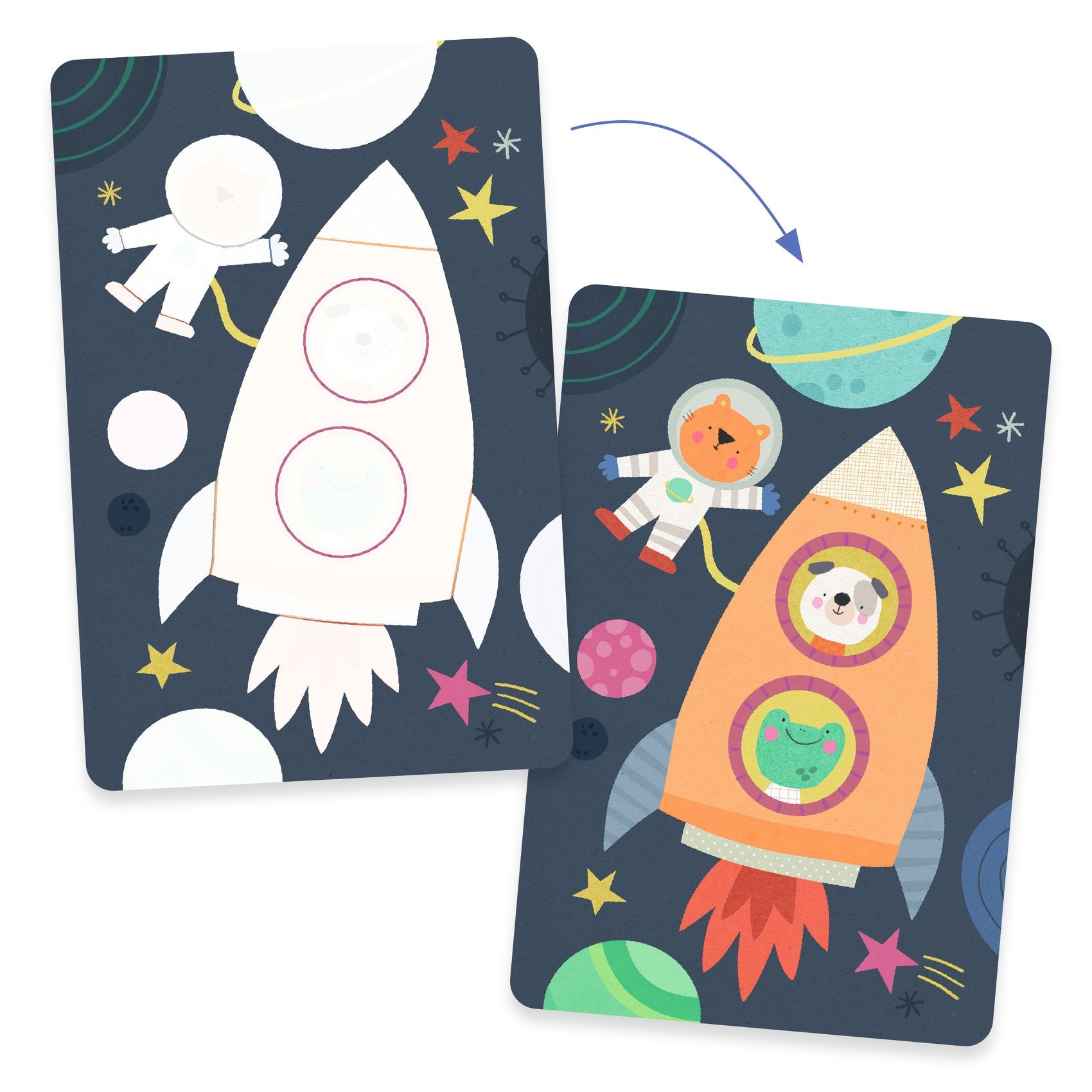 Djeco Djeco - Magic Colouring - On the road - Pearls & Swines