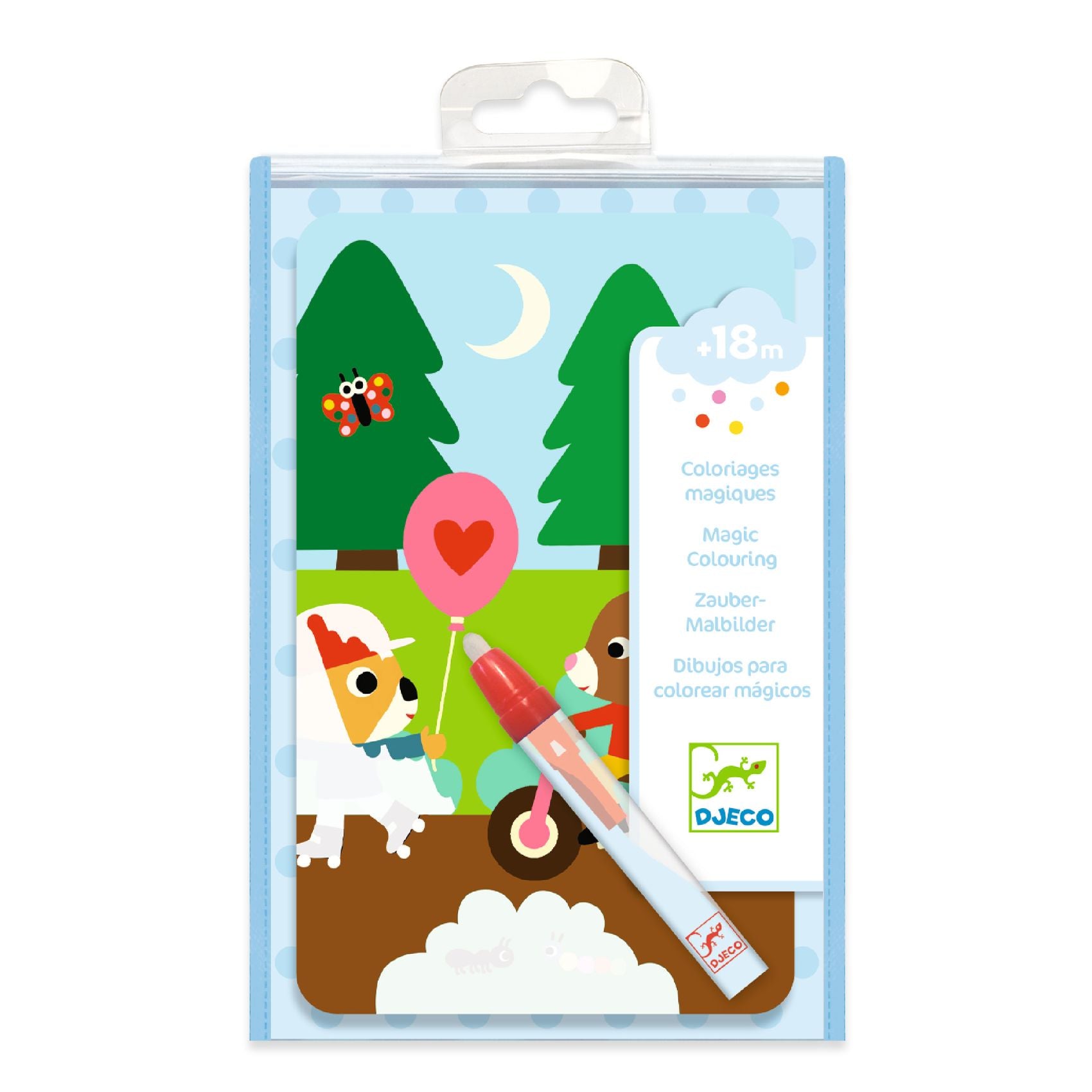 Djeco Djeco - Magic Colouring - In the Park - Pearls & Swines