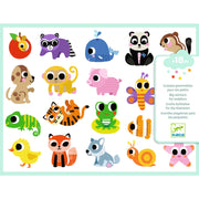 Djeco Djeco - Big Stickers - Baby Animals - Pearls & Swines