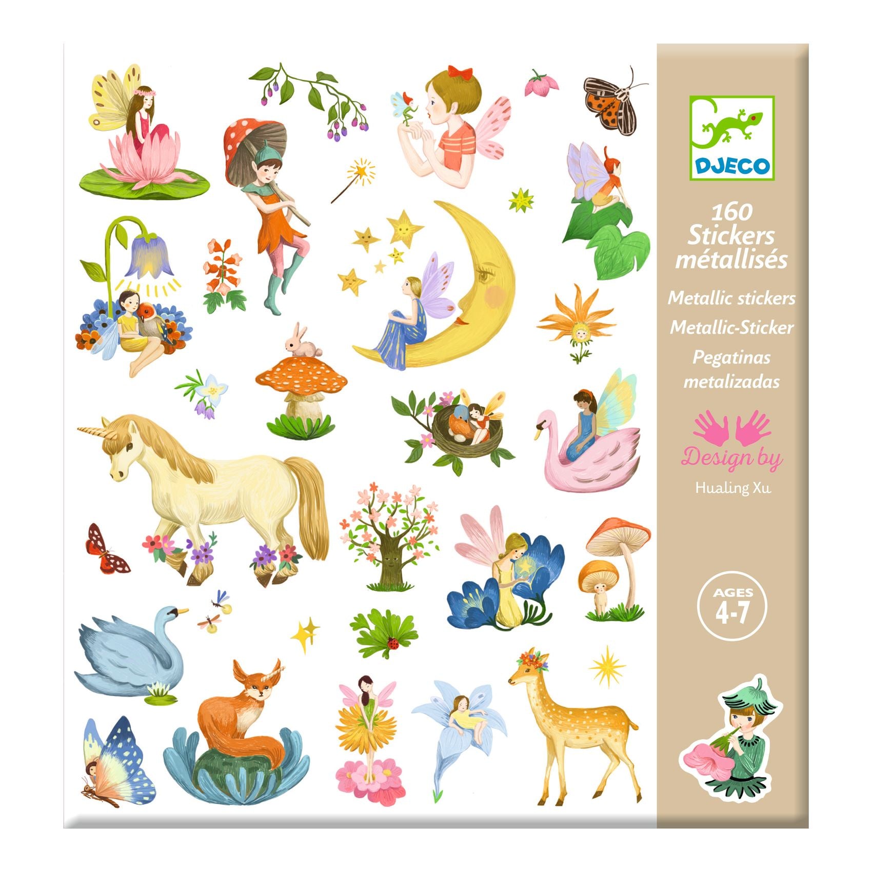 Djeco Djeco Stickers - Fantasy - Pearls & Swines