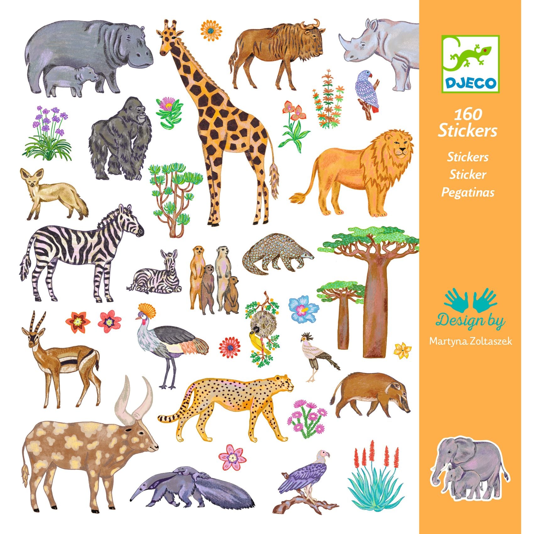Djeco - Stickers - Kenia