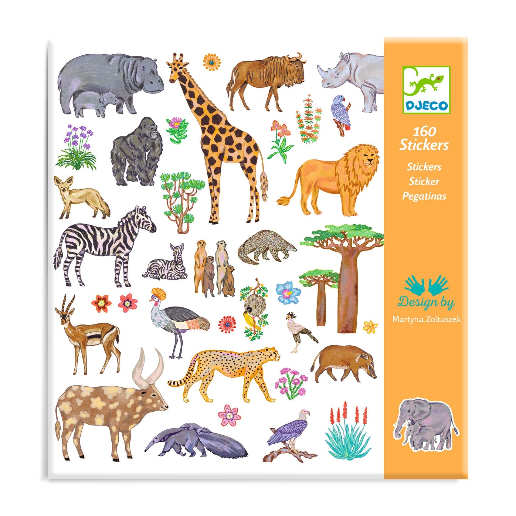 Djeco - Stickers - Kenia