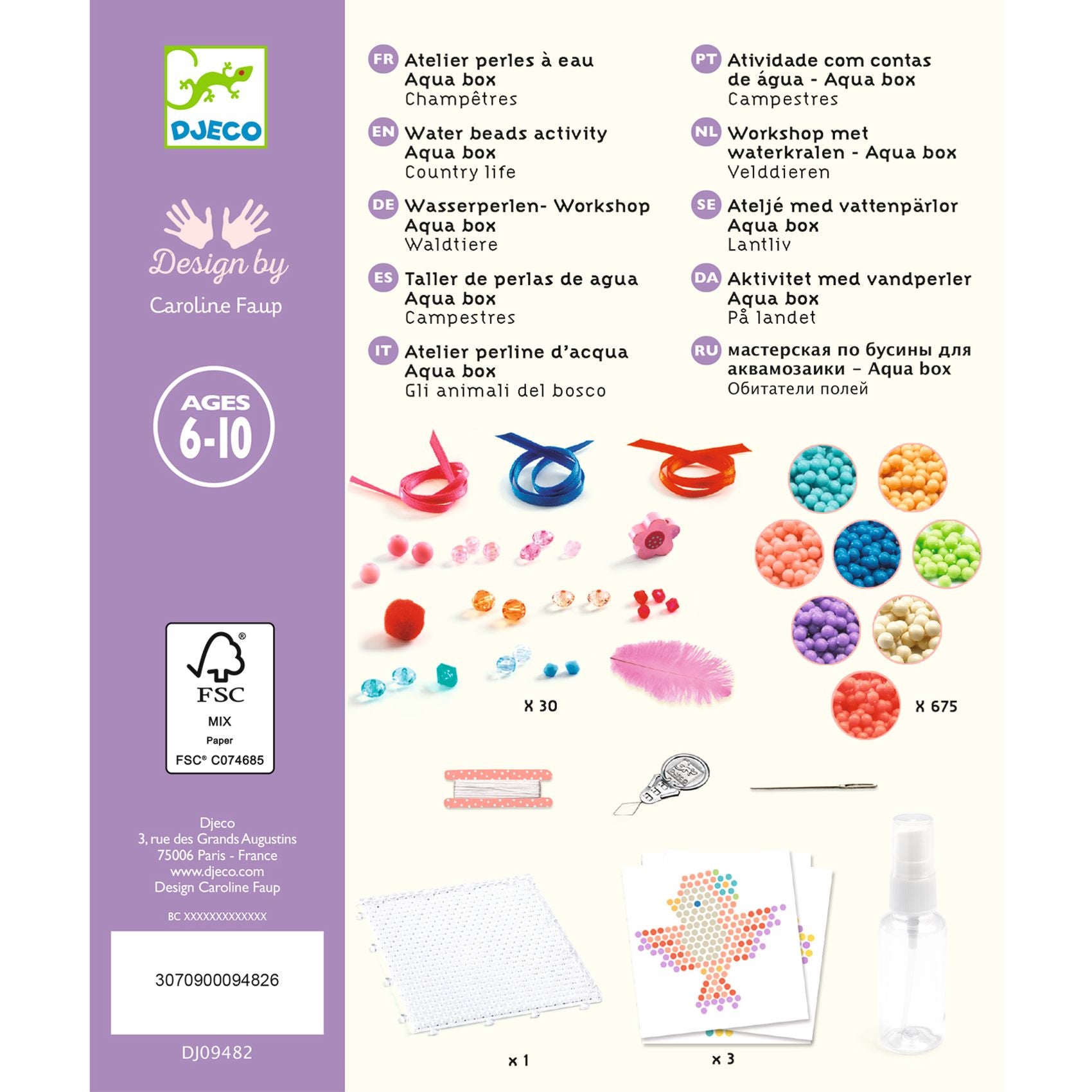 Djeco - Artistic Aqua - Country Charm