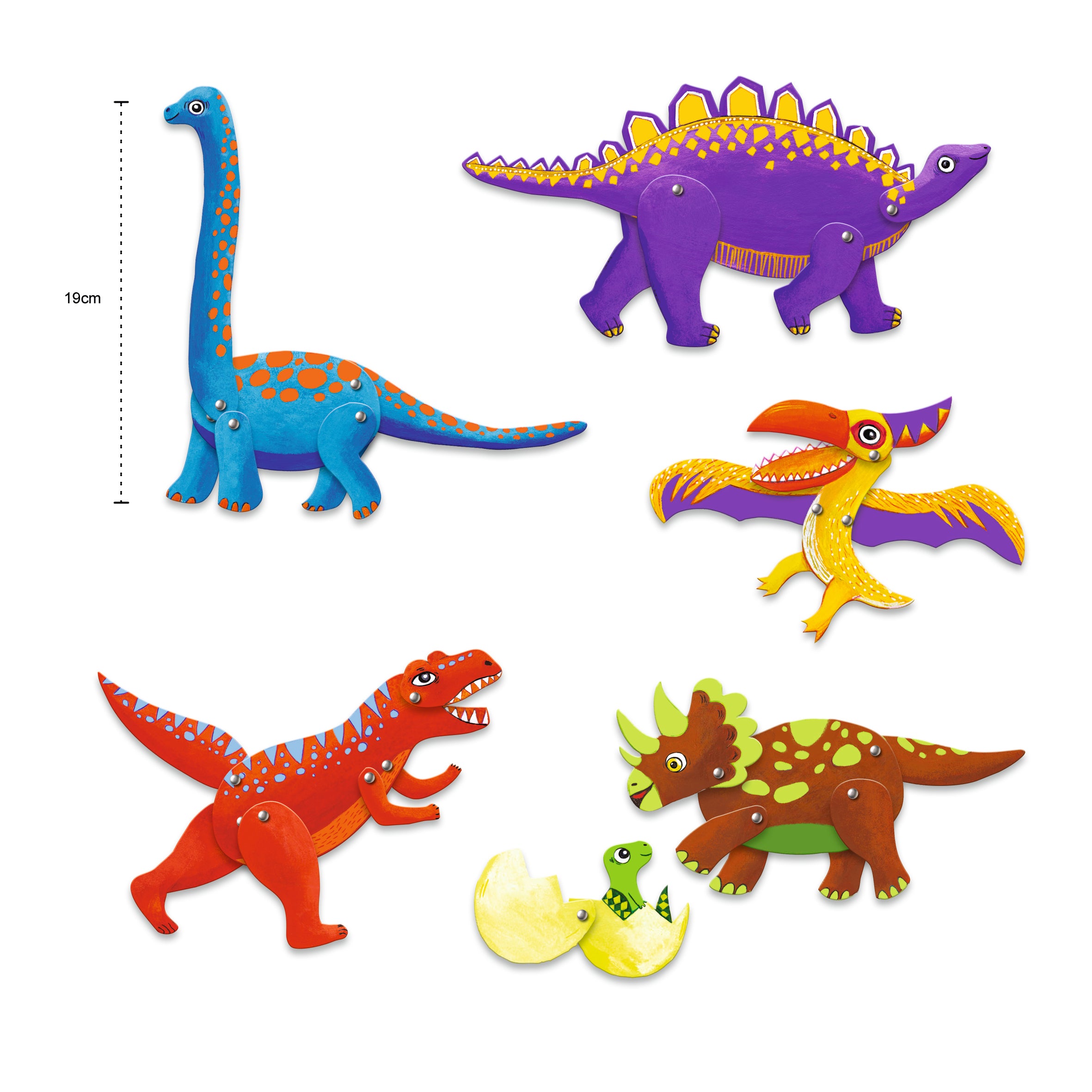 Djeco Djeco Jumping jacks - Dinos - Pearls & Swines