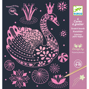 Djeco Djeco Glow in the Dark Scratch Cards - Wonderful World - Pearls & Swines