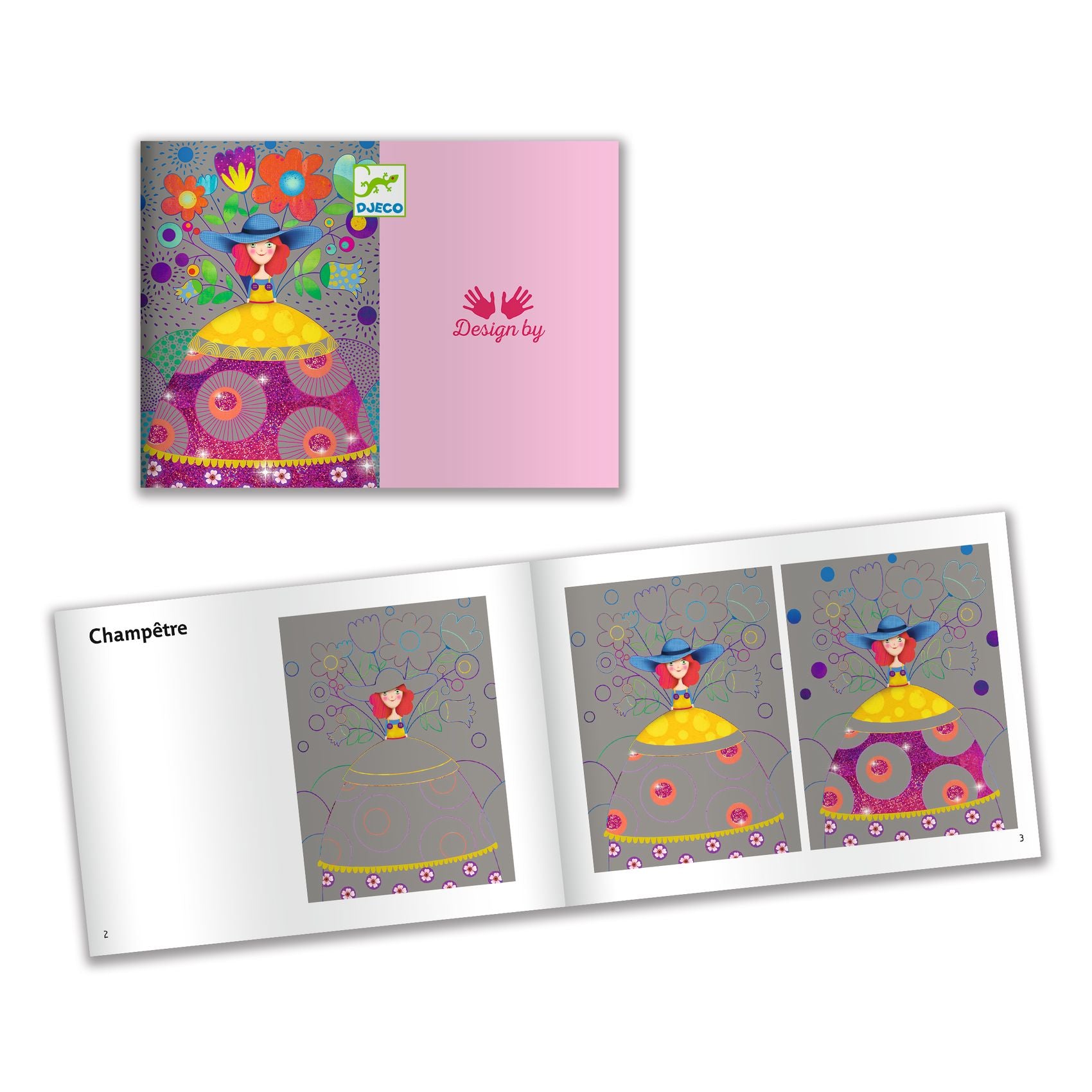 Djeco Djeco Scratch Cards - The Beauties' Ball - Pearls & Swines