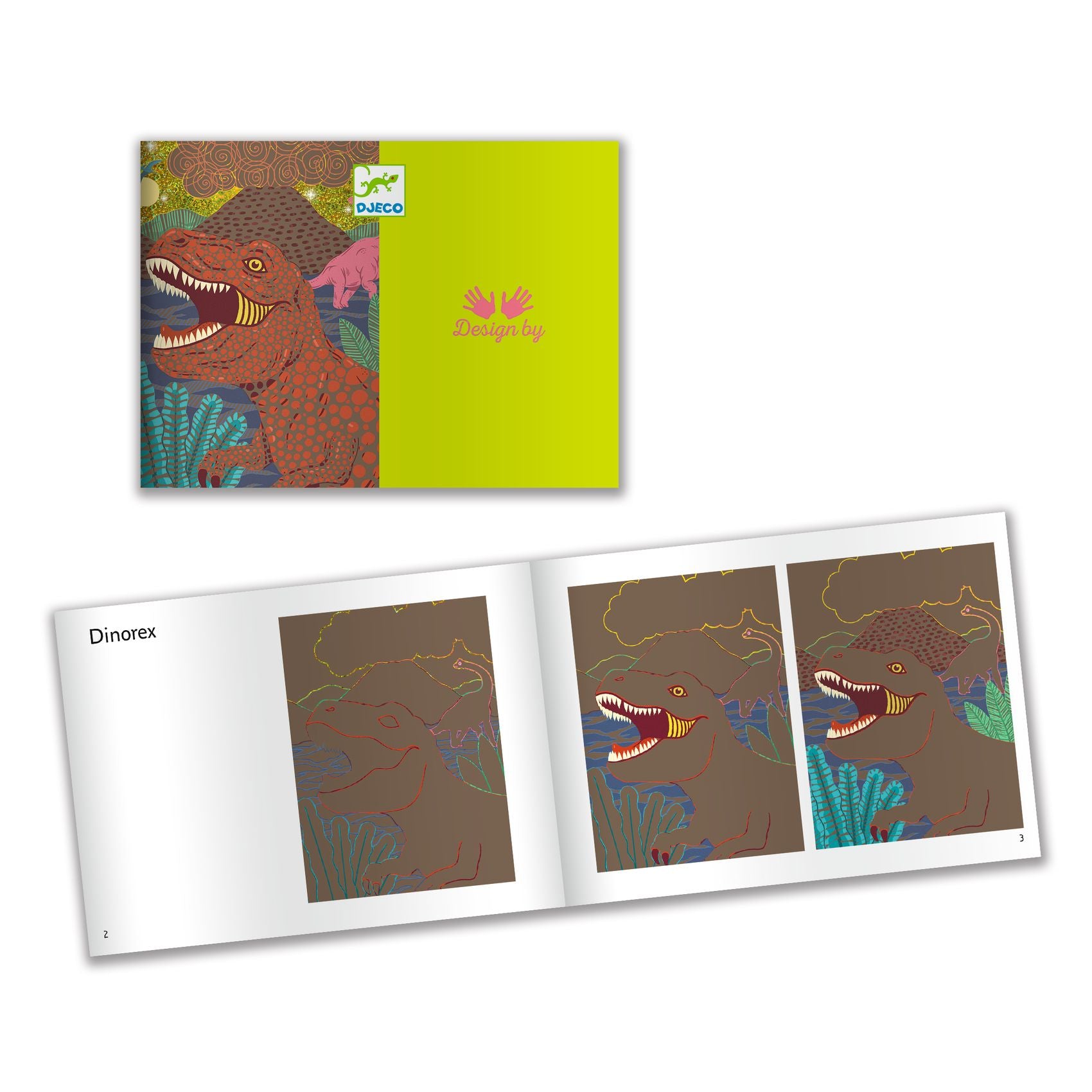 Djeco Djeco Scratch Cards - When Dinosaurs Reigned - Pearls & Swines