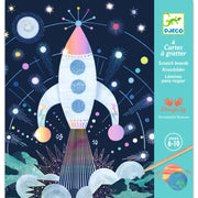 Djeco Djeco Scratch Cards -  Cosmic Mission - Pearls & Swines