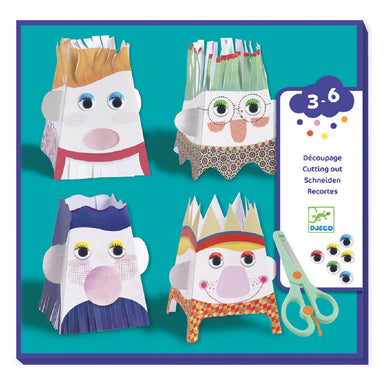 Djeco Djeco Cutting Out - Snip Snip, Characters - Pearls & Swines