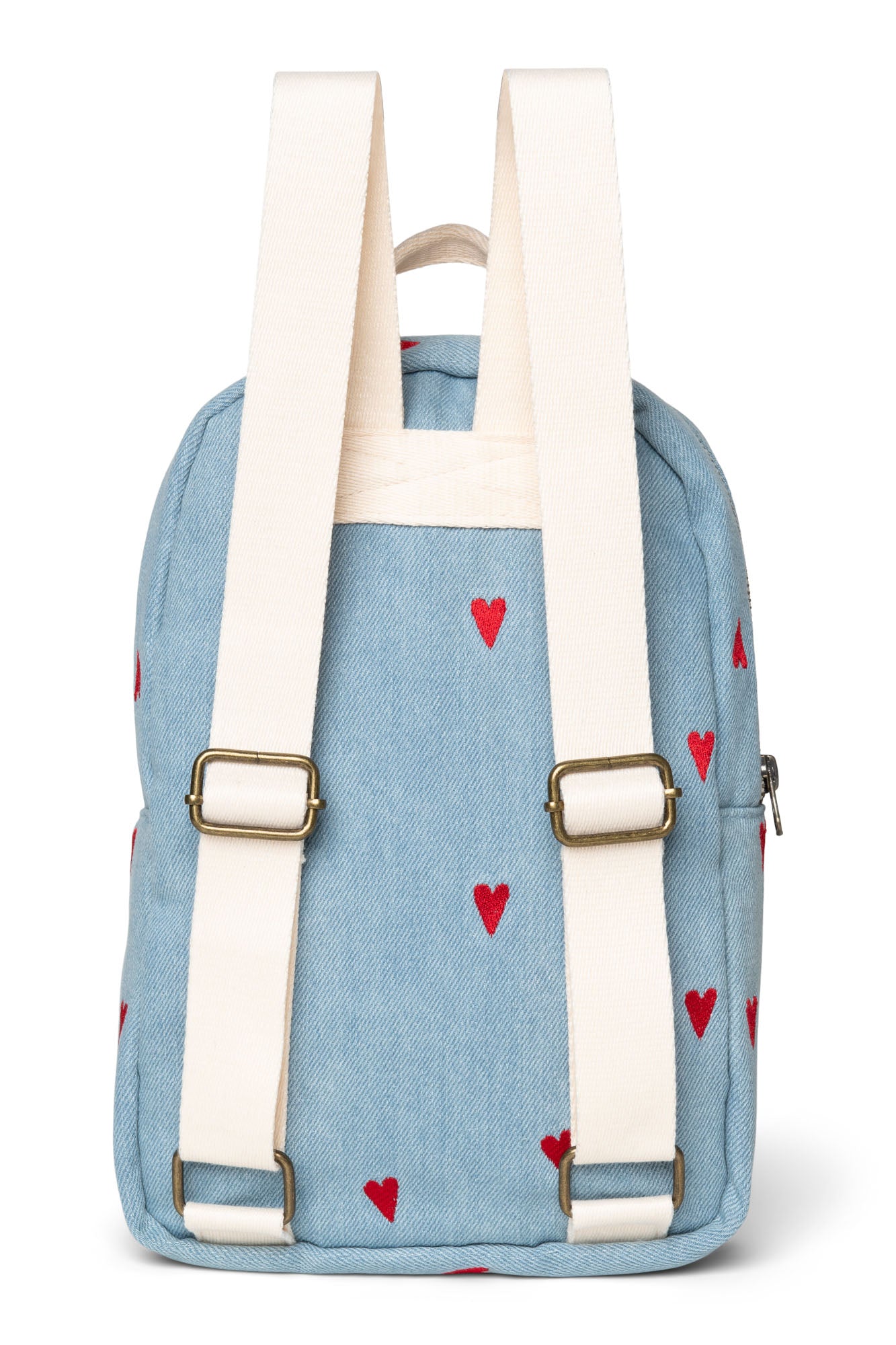 Pearls and Swines Studio Noos - Mini Backpack - Denim Hearts - Pearls & Swines