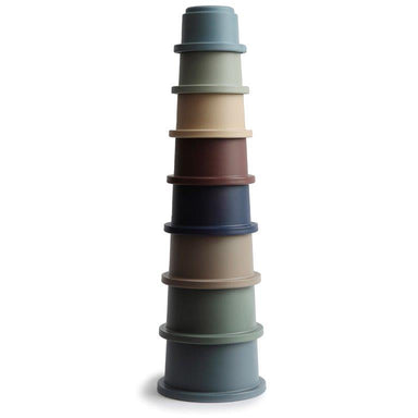 Mushie Mushie Stacking Cups Toy - Forest - Pearls & Swines