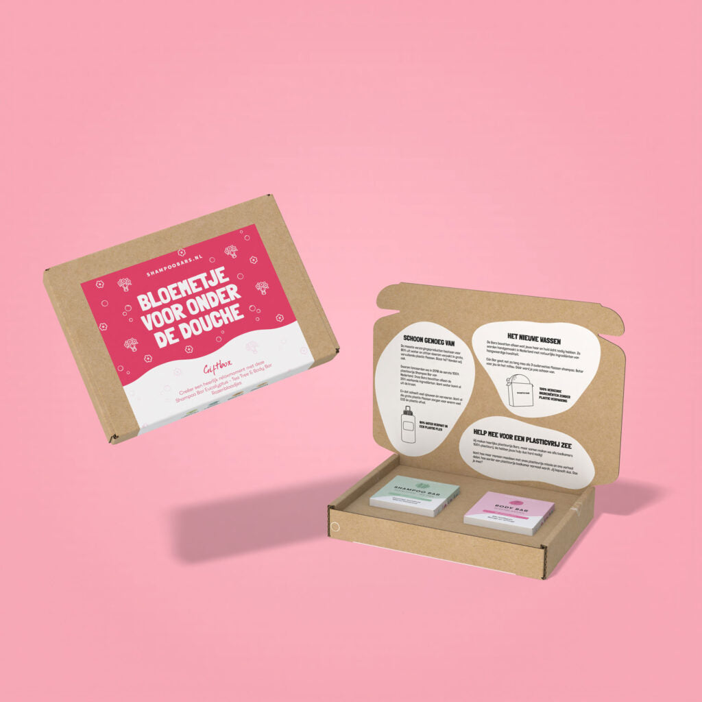 Shampoobars Shampoobars - Giftbox - Bloemetje voor onder de douche - Pearls & Swines