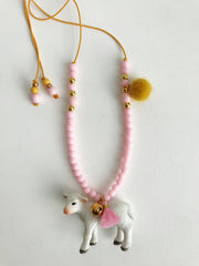 Bymelo Bymelo - Necklace - Animal Lam Loes - Pearls & Swines