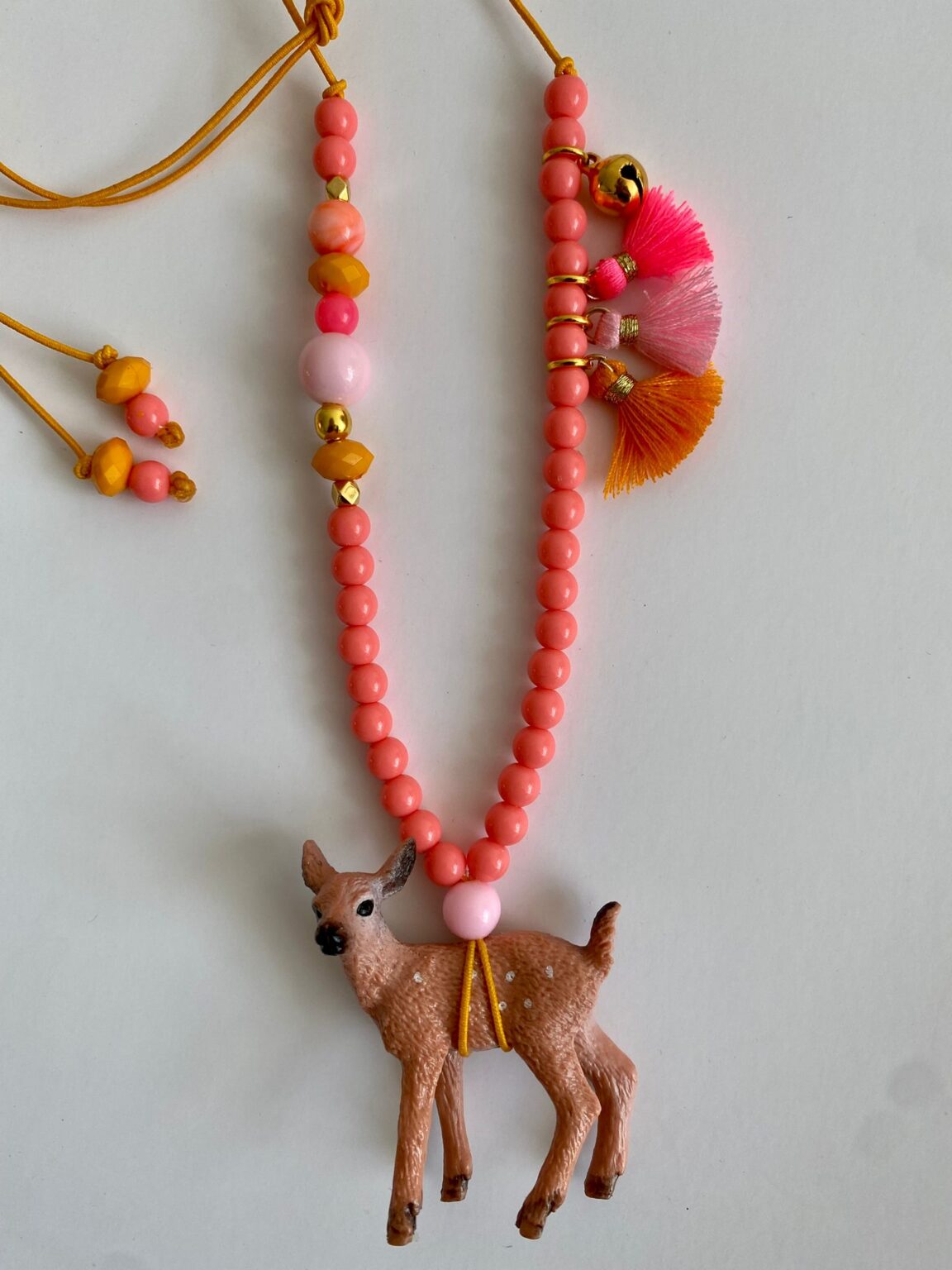 Bymelo Bymelo - Necklace - Animal Deer Hillie - Pearls & Swines