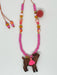 Bymelo Bymelo Animal Necklace - Goat Guusje - Pearls & Swines