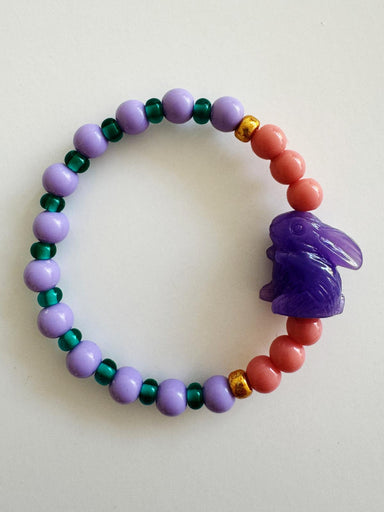 Bymelo Bymelo Bracelet - Bunny/Purple - Pearls & Swines