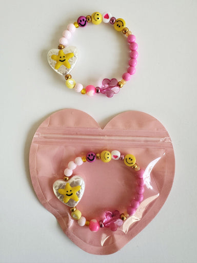 Bymelo Bymelo - Bracelet - SMILEY - Pearls & Swines