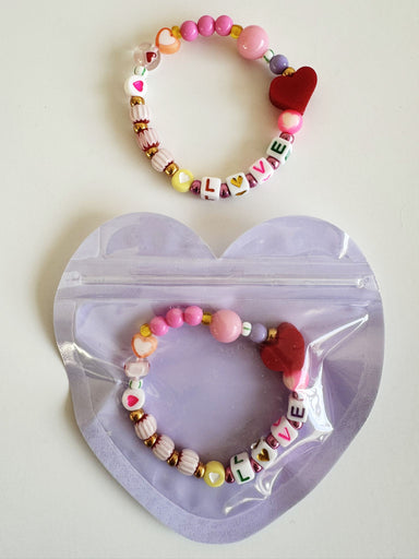 Bymelo Bymelo - Bracelet - LOVE - Pearls & Swines