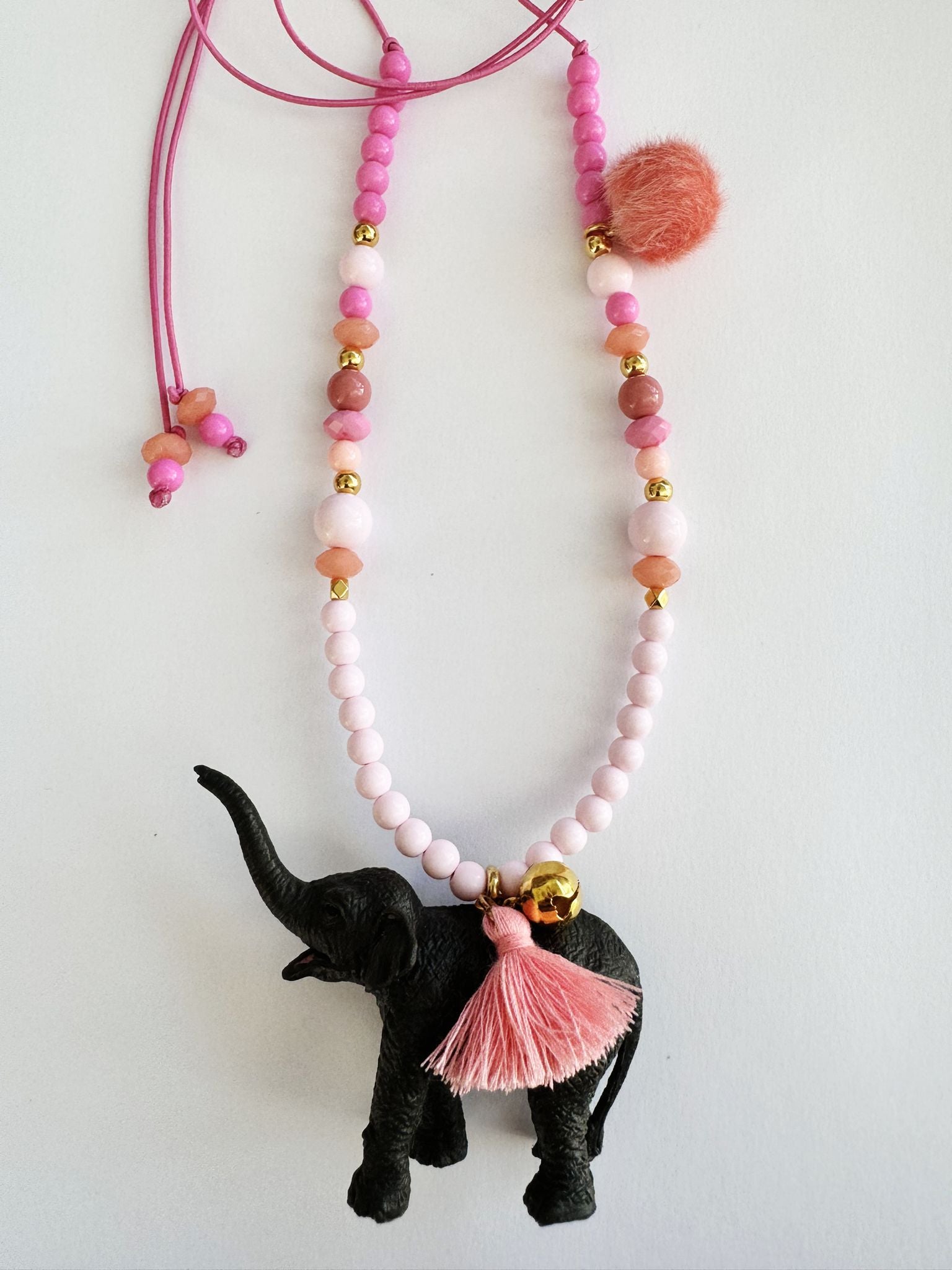 Bymelo Bymelo - Necklace - Elephant - Pearls & Swines
