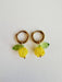 Bymelo Bymelo - Earrings - Lemon - Pearls & Swines