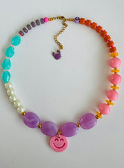 Bymelo Bymelo - Necklace - Smiley - Pearls & Swines