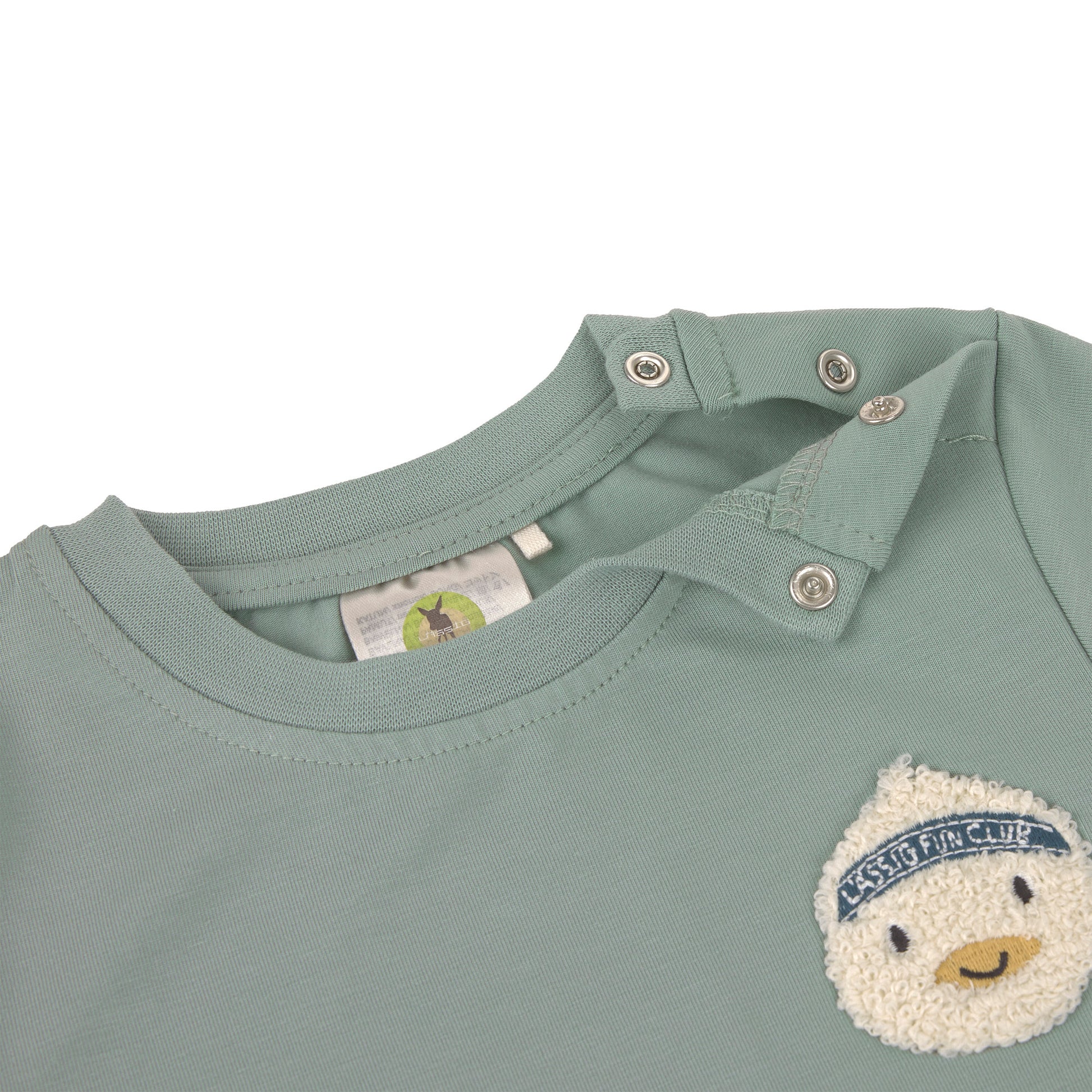 Lässig Lässig - T-shirt Jersey GOTS - Duck - Granite Green - Pearls & Swines