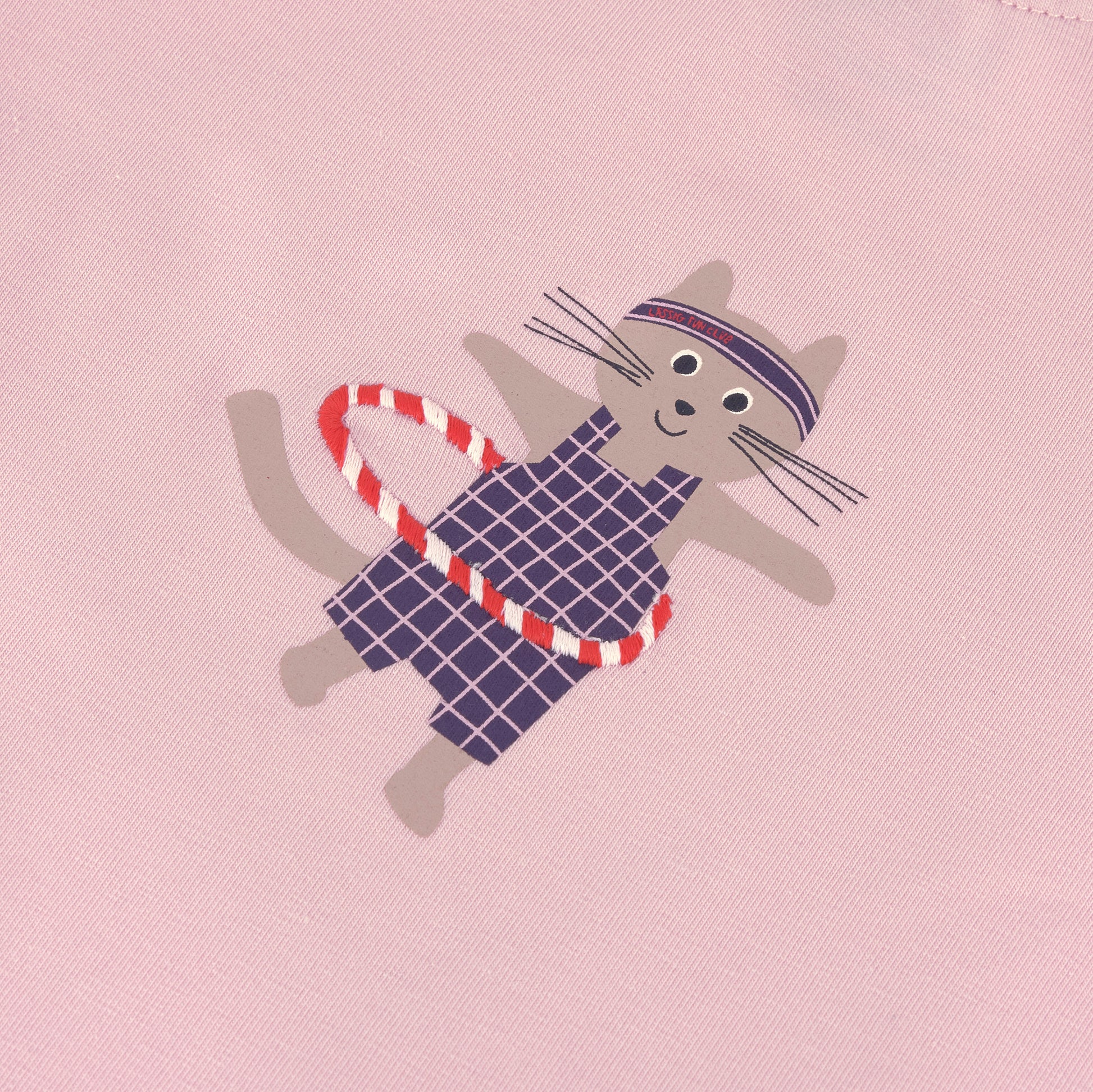 Lässig Lässig - T-shirt Jersey GOTS - Cat Cloud Pink - Pearls & Swines