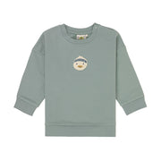 Lässig Lässig - Kids Sweater GOTS - Duck Granite Green - Pearls & Swines