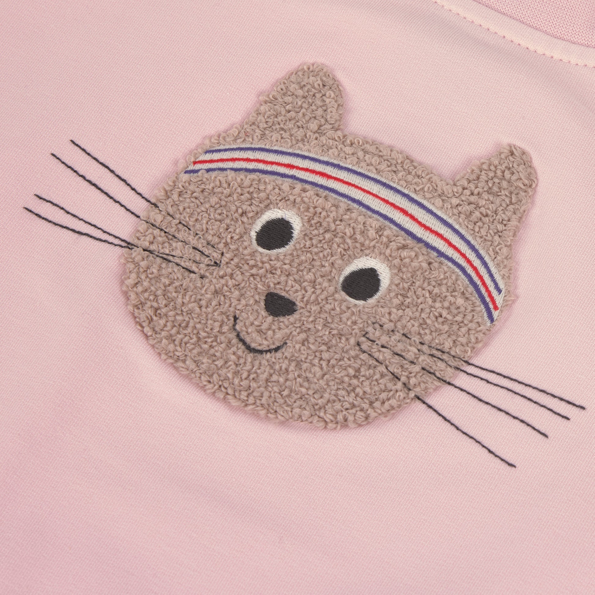 Lässig Lässig - Kids Sweater GOTS - Cat Cloud Pink - Pearls & Swines