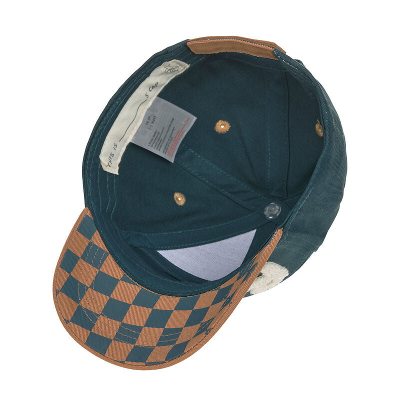 Lässig Lässig Kids Skater Cap Little Gang - Run Brown/Blue - Pearls & Swines