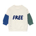 Lässig Lässig Kids Sweater GOTS Little Gang Free - Milky - Pearls & Swines