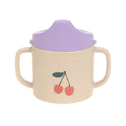 Lässig Lässig - Sippy cup pp/cellulose - Happy Fruits Cherry - Pearls & Swines