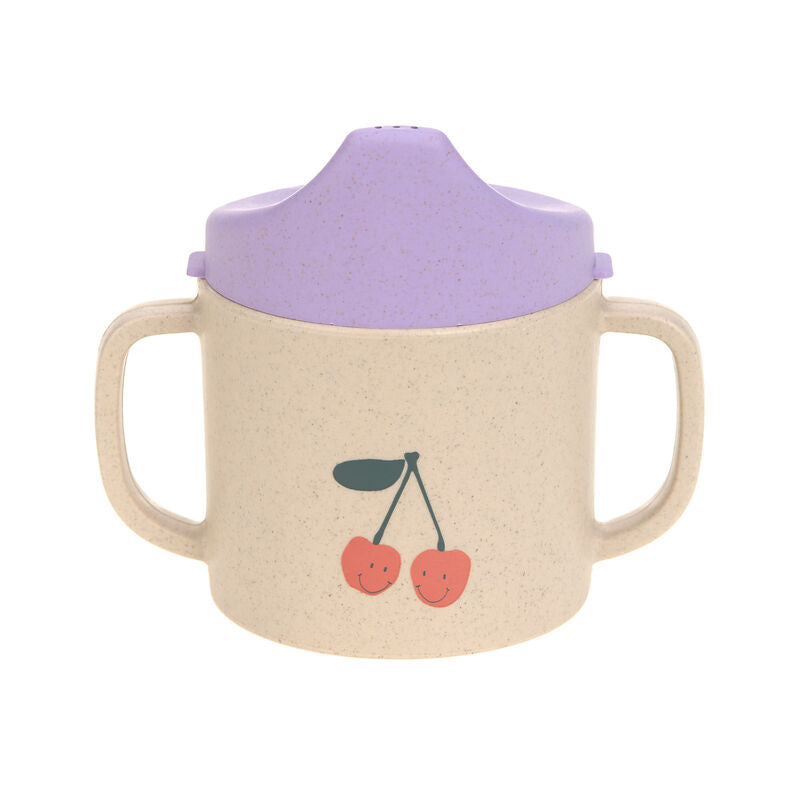 Lässig Lässig - Sippy cup pp/cellulose - Happy Fruits Cherry - Pearls & Swines