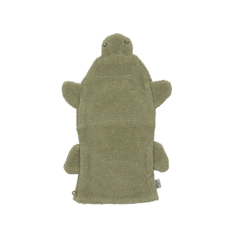 Lässig Lässig - Play Wash Glove GOTS - Turtle - Pearls & Swines
