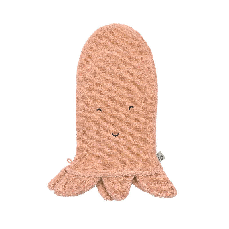 Lässig Lässig - Play Wash Glove GOTS - Octopus - Pearls & Swines
