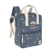 Lässig Lässig - Mini Square Backpack - Happy Prints, midnight blue - Pearls & Swines