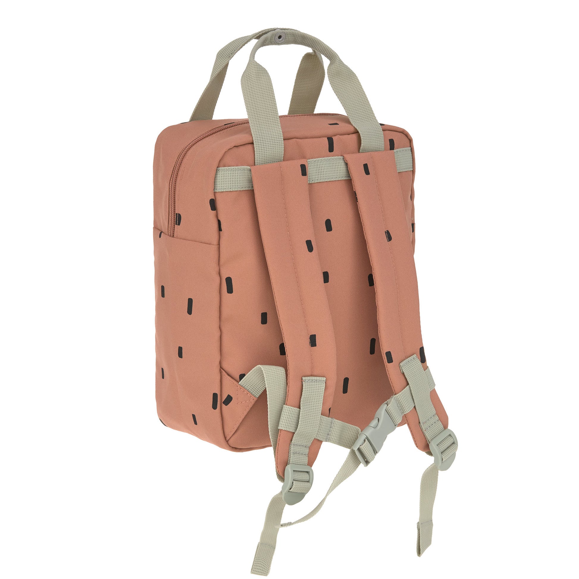 Lässig Lässig - Mini Square Backpack - Happy Prints, caramel - Pearls & Swines