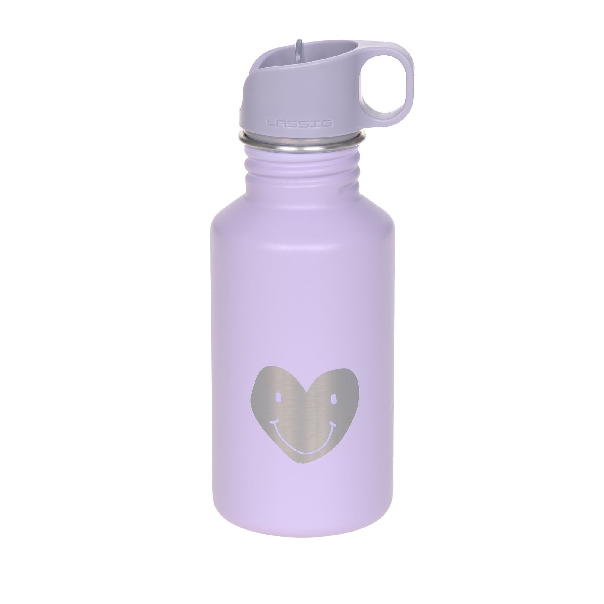 Lässig Lässig - Bottle Stainless Steel - Little Gang - Heart Lilac - Pearls & Swines