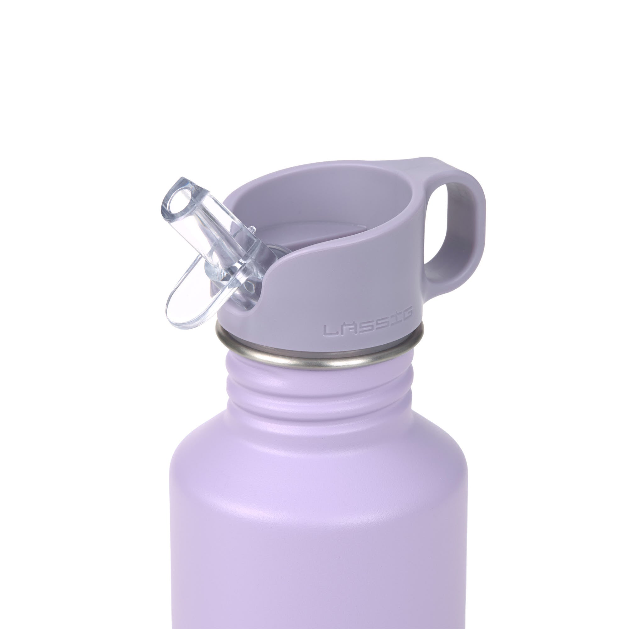 Lässig Lässig - Bottle Stainless Steel - Little Gang - Heart Lilac - Pearls & Swines