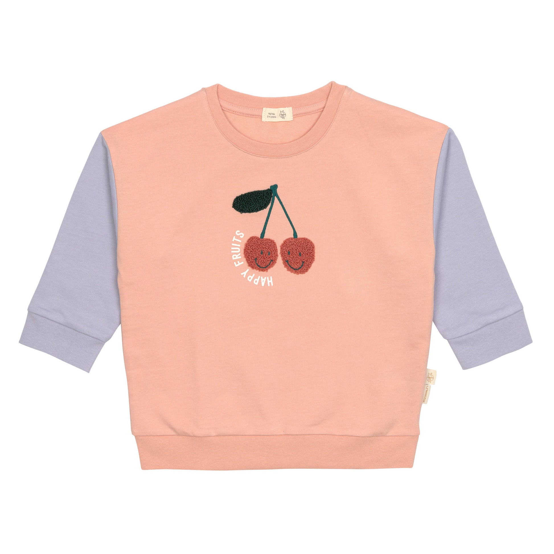 Lässig Lässig - Kids Sweater GOTS - Cherry, peach - Pearls & Swines