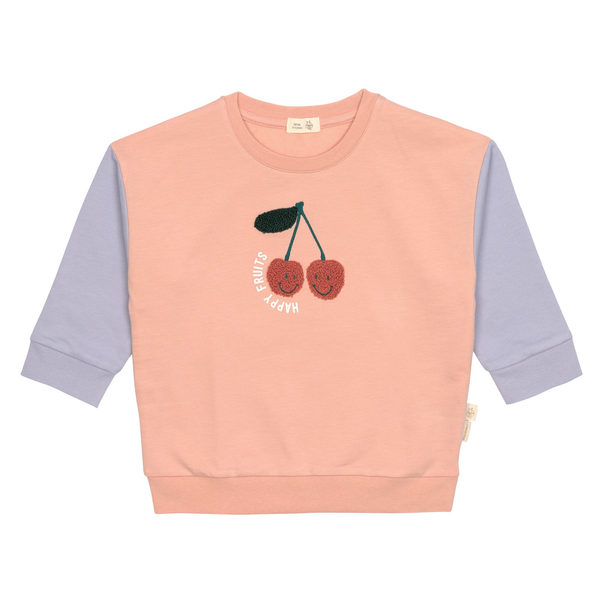 Lässig Lässig - Kids Sweater GOTS - Cherry, peach - Pearls & Swines
