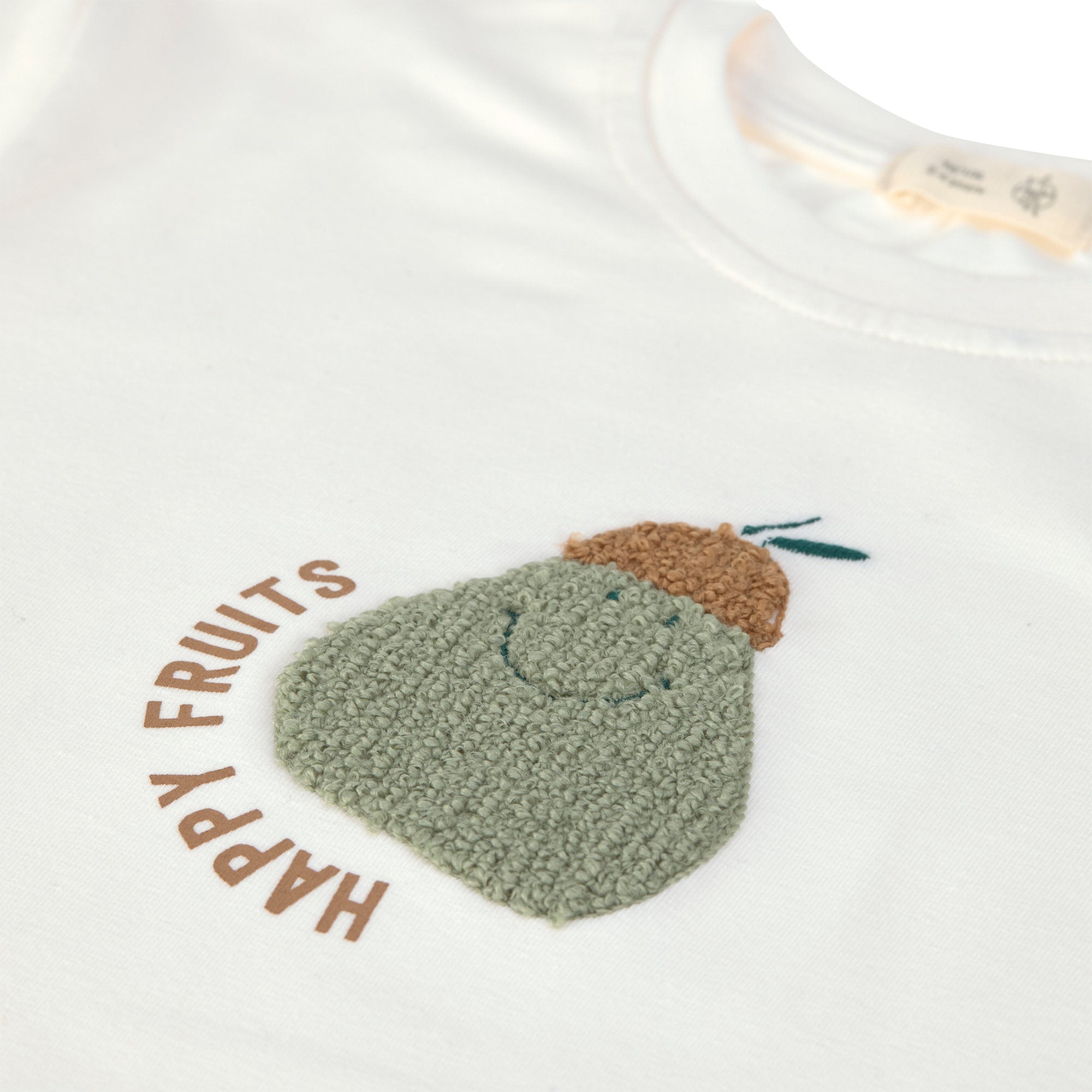 Lässig Lässig - T-shirt GOTS - Pear, milky - Pearls & Swines