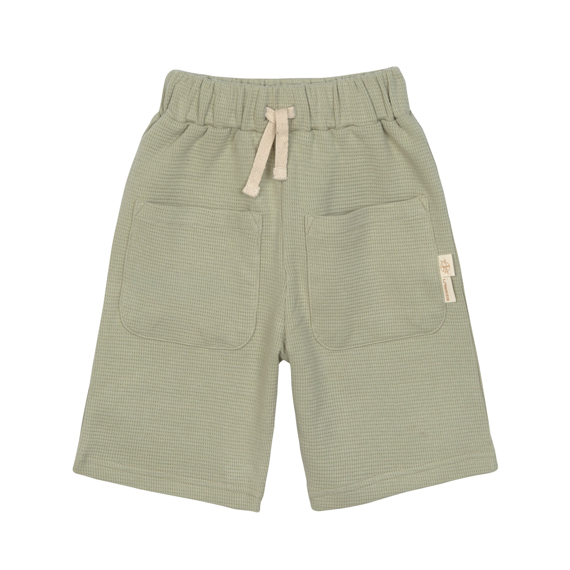 Lässig Collection Sale - Lässig - Shorts Waffle GOTS - Light Khaki - Pearls & Swines