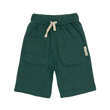 Lässig Lässig - Shorts Waffle GOTS - Dark Green - Pearls & Swines