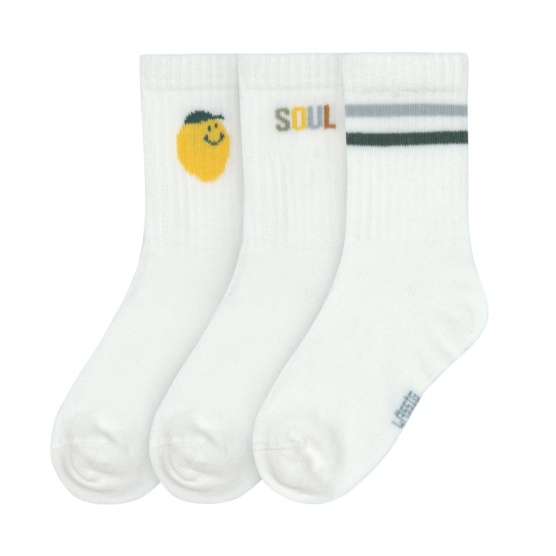 Lässig Lässig - Tennis Socks Kids (3 pcs) - Little Gang, Lemon - Pearls & Swines