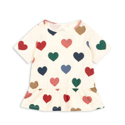 Konges Sløjd Konges Sløjd Classic Tee - Bon Coeur Coloré - Pearls & Swines