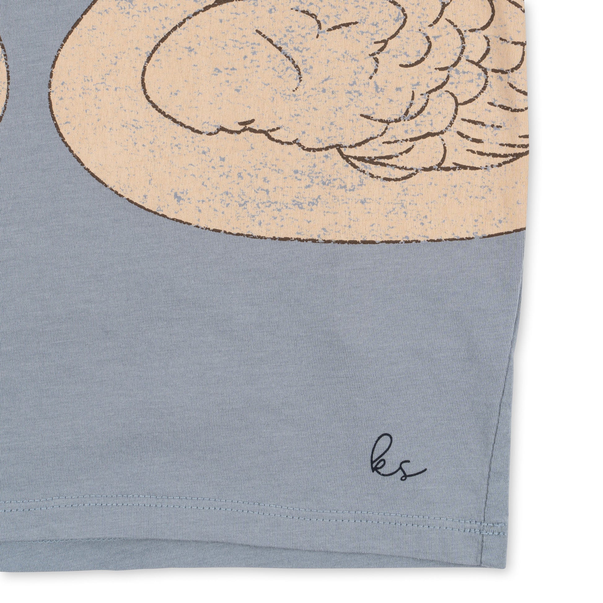 Konges Sløjd Konges Sløjd Famo Puff Tee - Tradewinds - Pearls & Swines