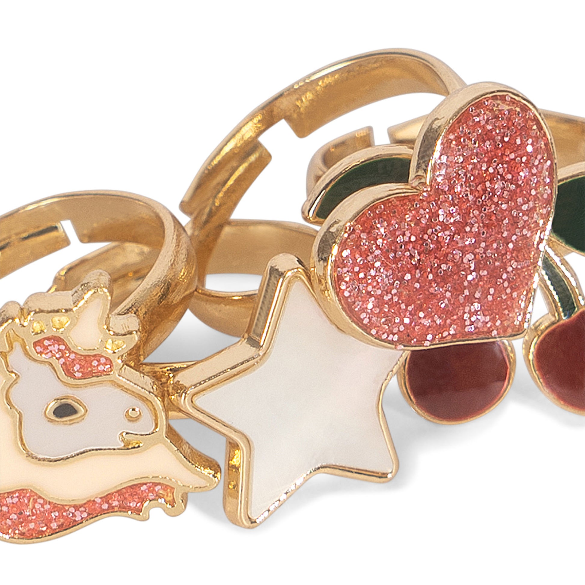 Konges Sløjd Konges Sløjd 12-Pack Ring Set - Pearls & Swines